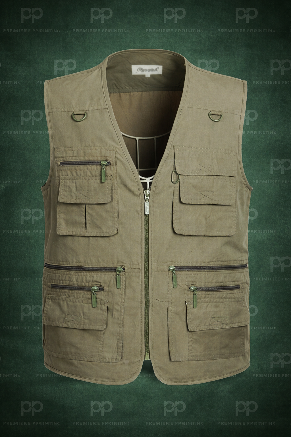 Custom Utility Vest, Branded & Printed