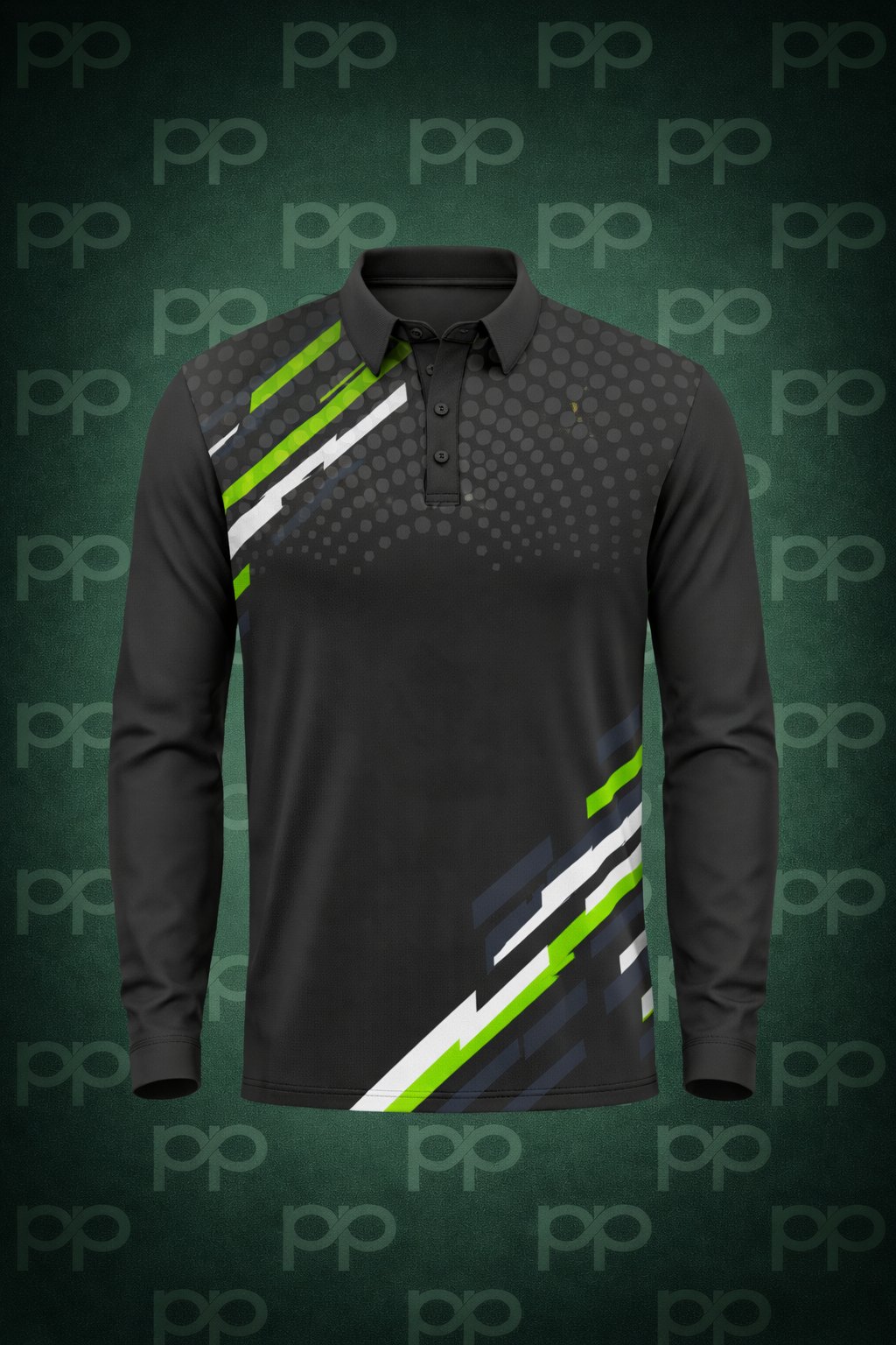 Custom Cricket Long Sleeve Golf Shirt