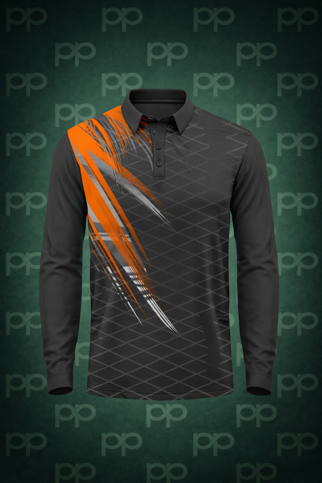 Custom Cricket Long Sleeve Golf Shirt
