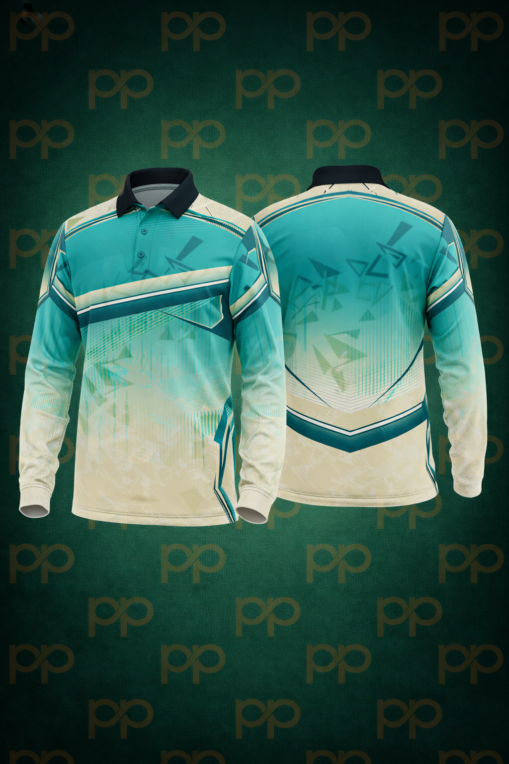 Custom Cricket Long Sleeve Golf Shirt