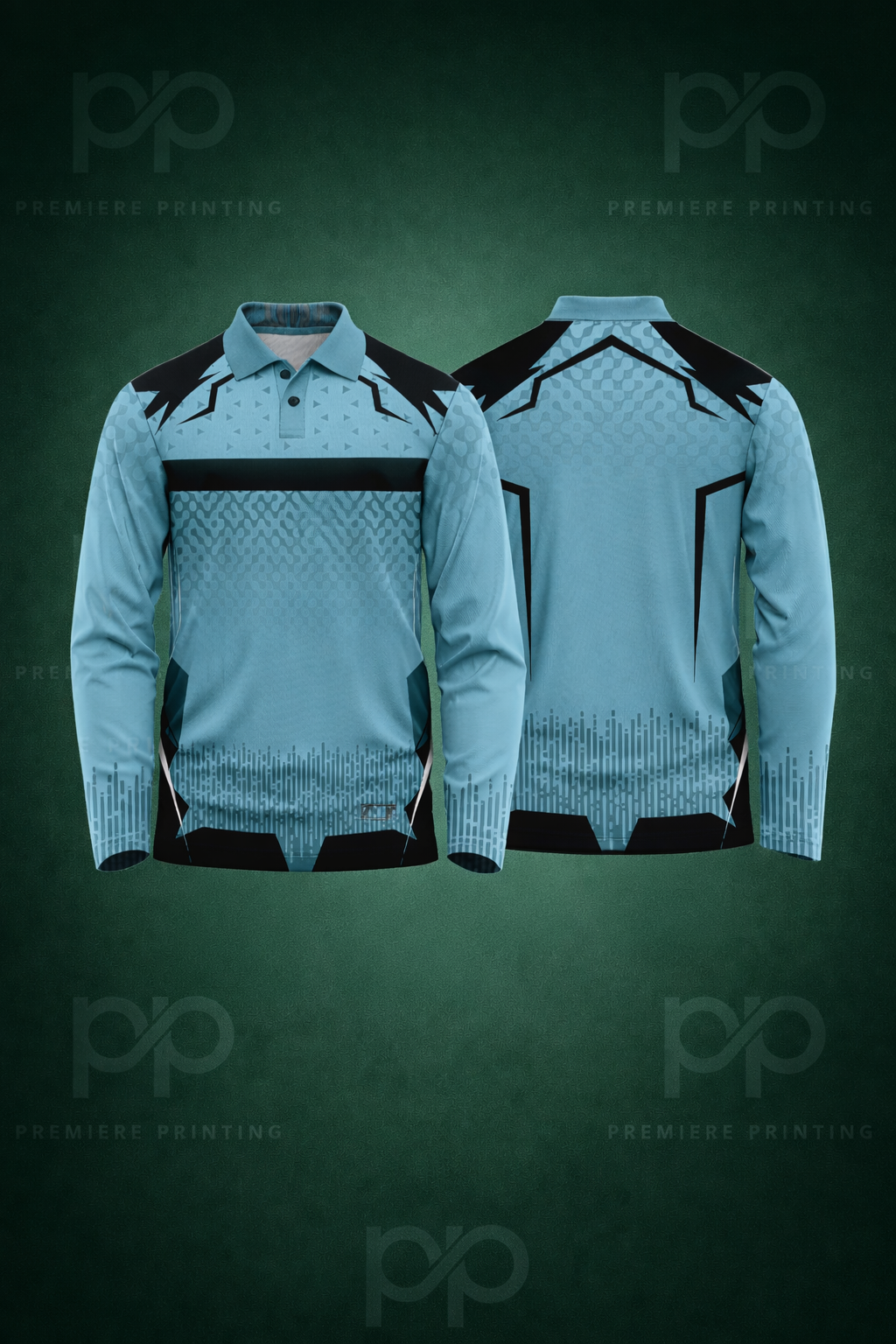 Custom Cricket Long Sleeve Golf Shirt