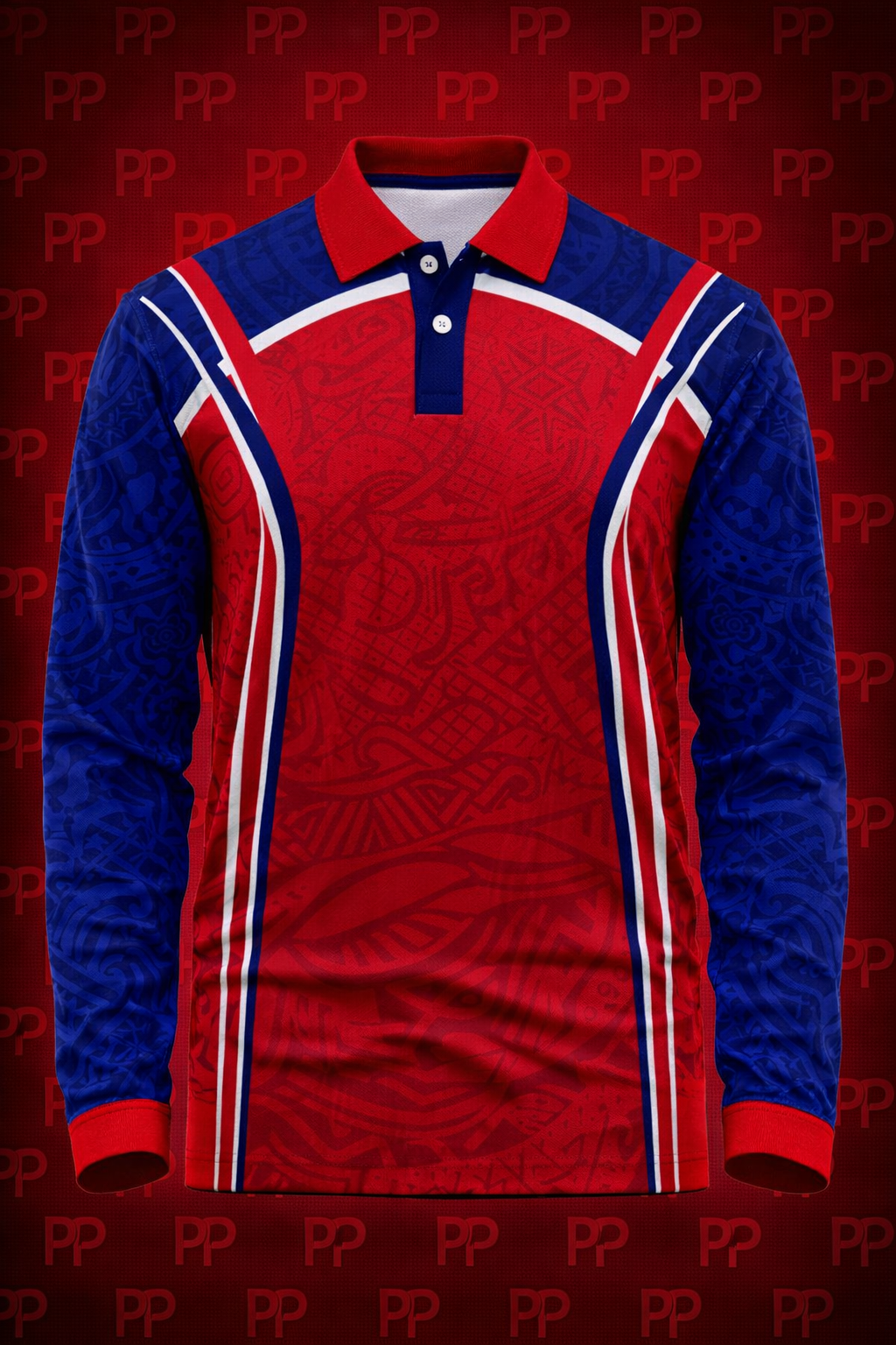 Custom Cricket Long Sleeve Golf Shirt