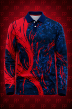 Custom Cricket Long Sleeve Golf Shirt