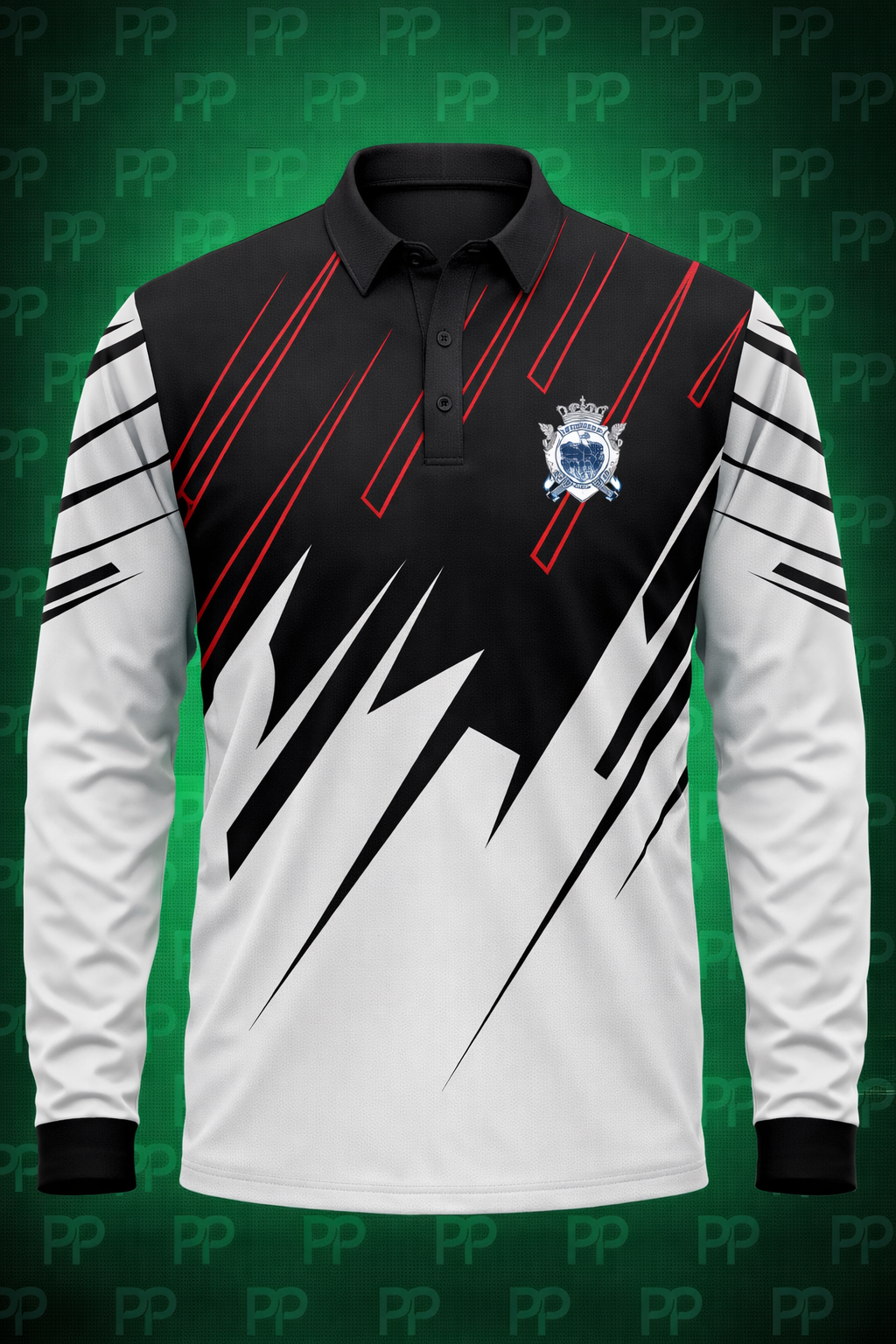Custom Cricket Long Sleeve Golf Shirt