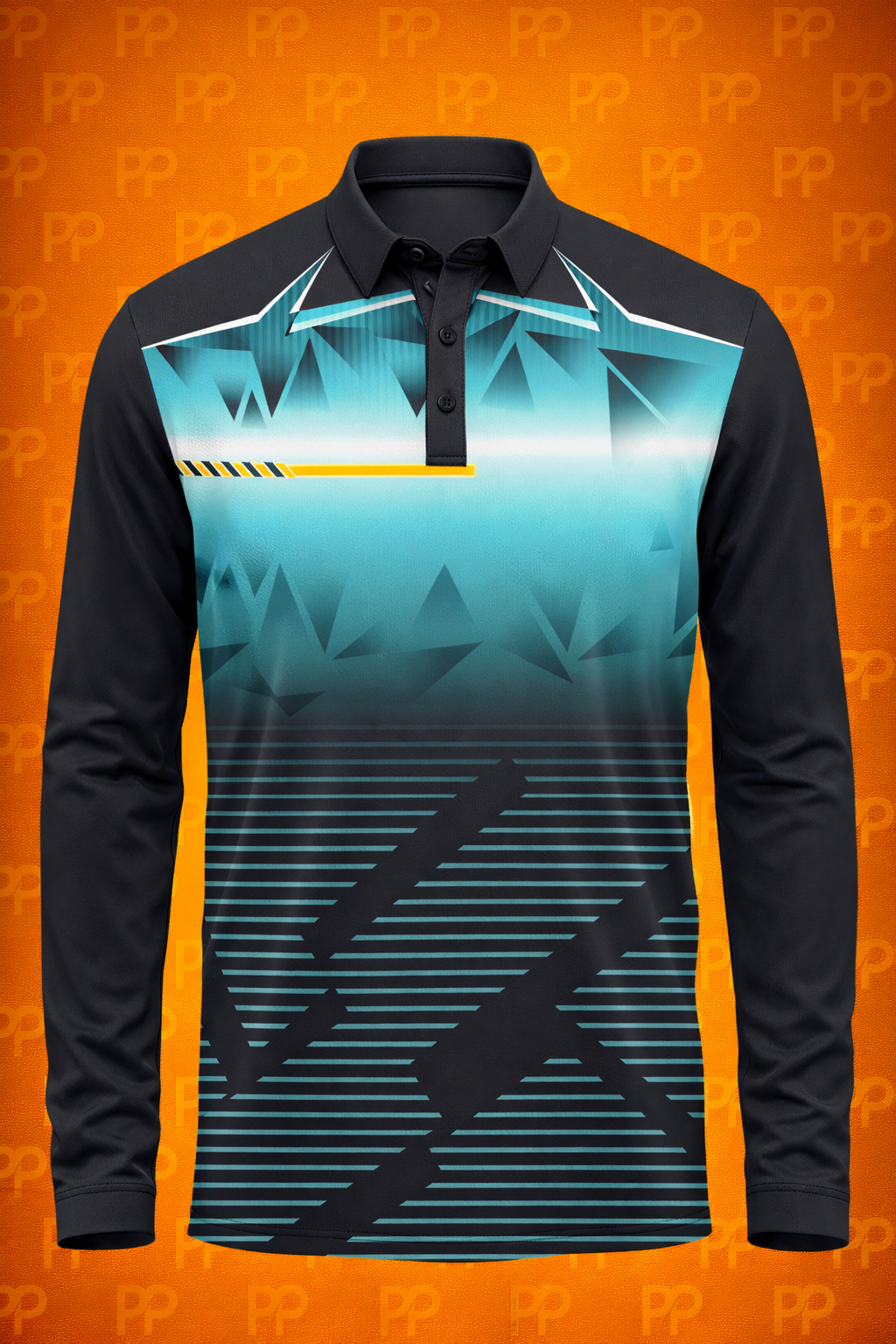 Custom Cricket Long Sleeve Golf Shirt