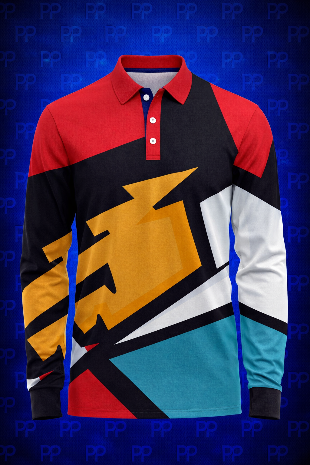 Custom Cricket Long Sleeve Golf Shirt