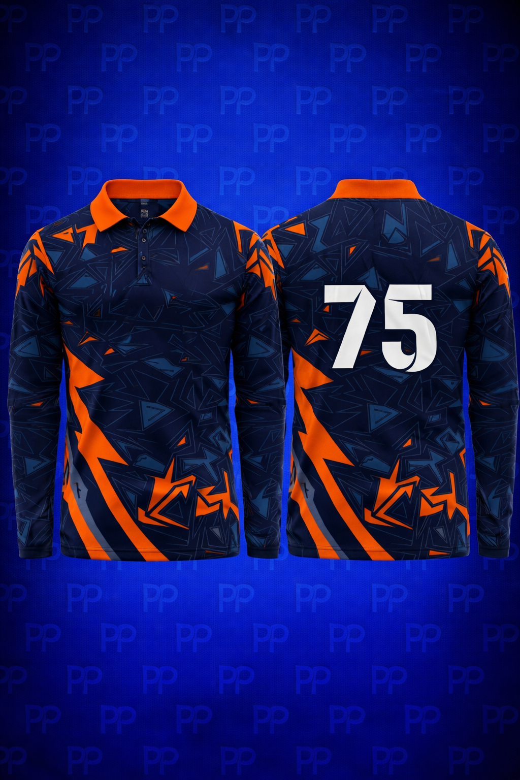 Custom Cricket Long Sleeve Golf Shirt