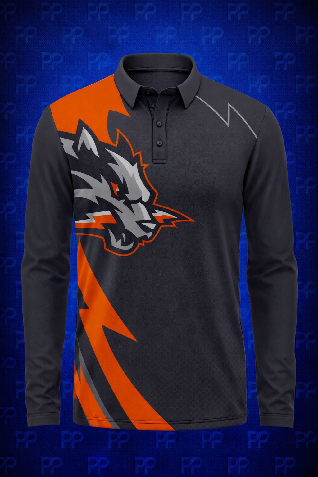 Custom Cricket Long Sleeve Golf Shirt