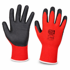 Industrial Safety Work Gloves – Grip Coated Protective Gloves (Latex/Nitrile Coated)