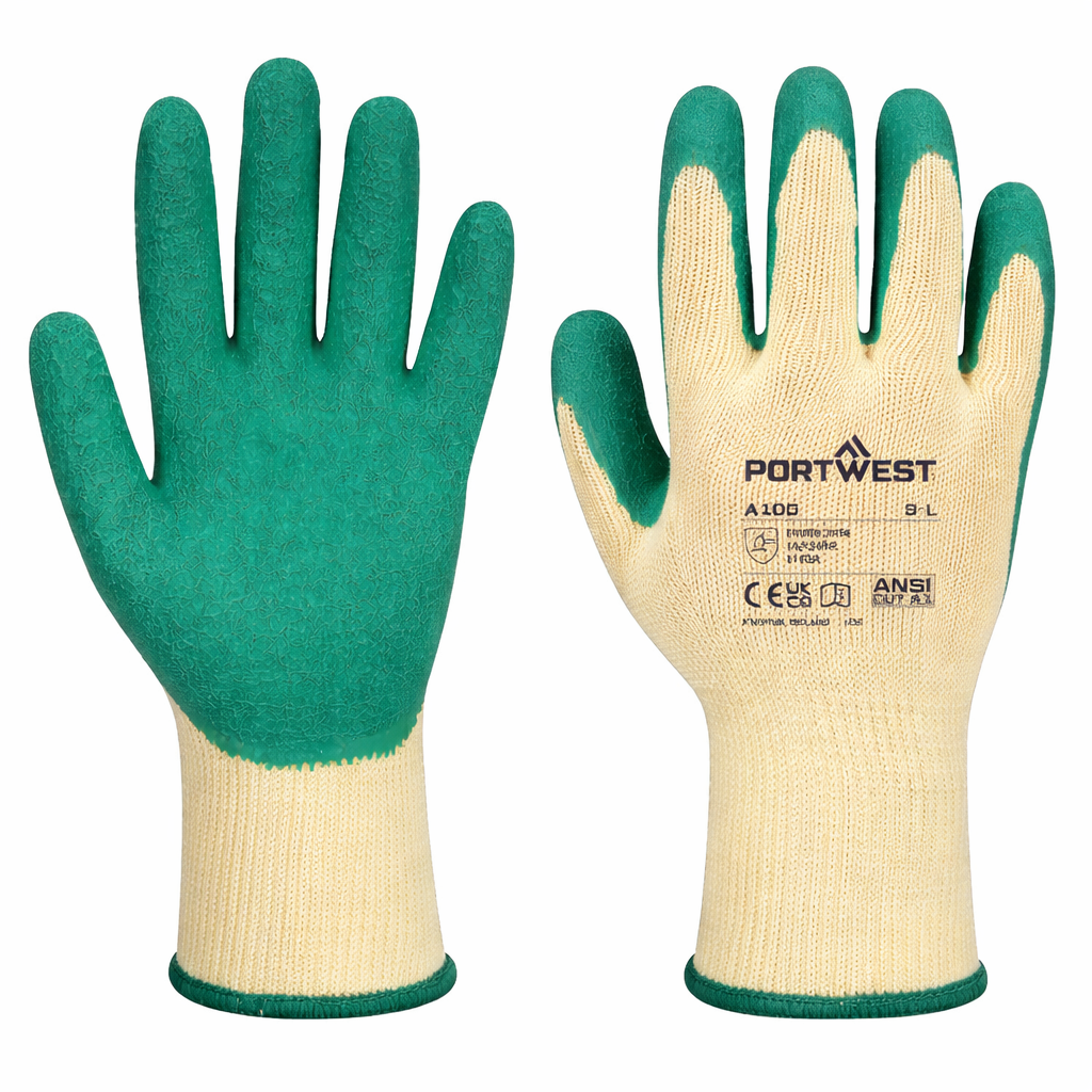Industrial Safety Work Gloves – Grip Coated Protective Gloves (Latex/Nitrile Coated)