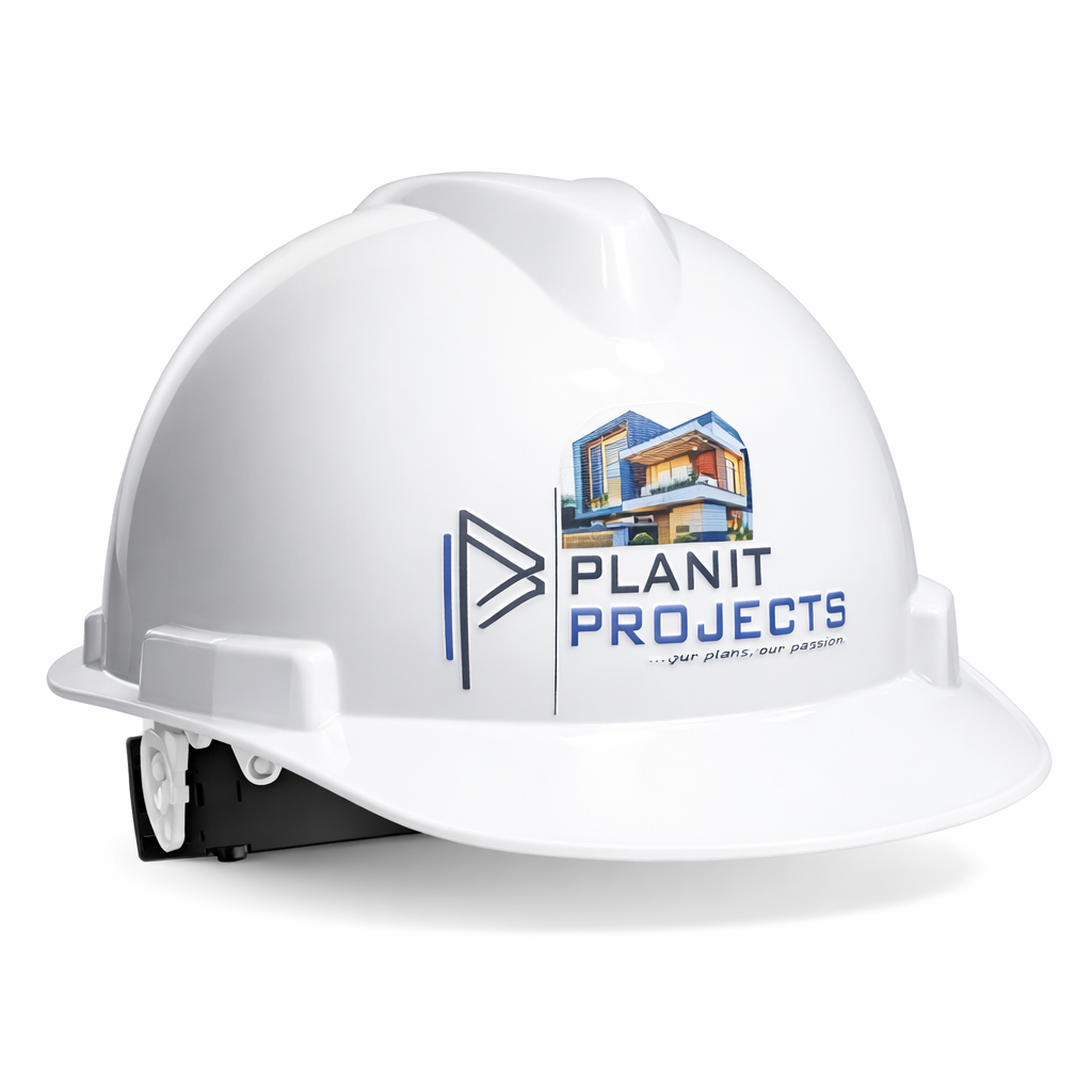 Industrial Safety Helmet (Hard Hat) – Adjustable Protective Construction Helmet (Multi-Color)