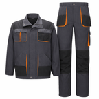 Industrial Workwear Jacket & Pants Set – Heavy Duty Construction Uniform (Multi-Color Options)