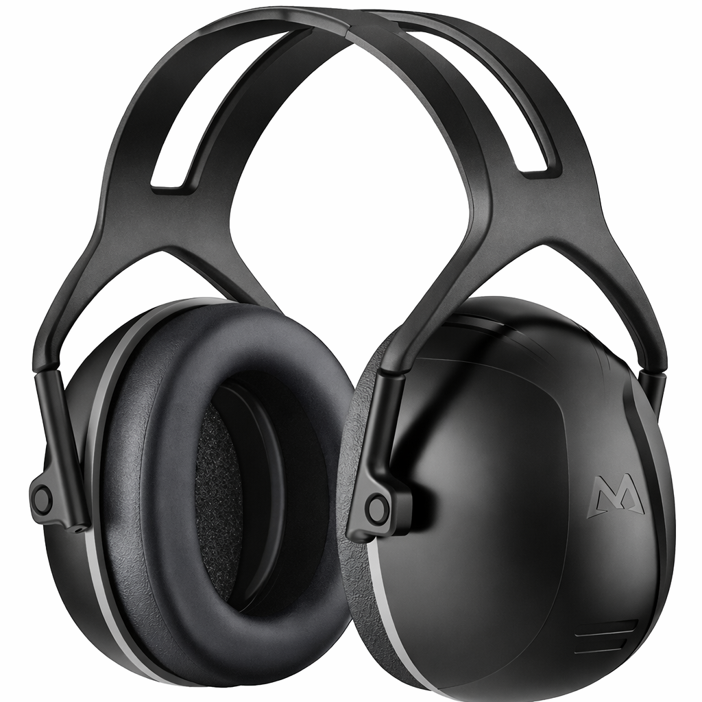 Industrial Ear Protection Earmuffs – Noise Reduction Safety Headphones (Adjustable)