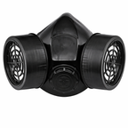 Dual Cartridge Respirator Mask – Industrial Dust & Chemical Protection Mask (Reusable)