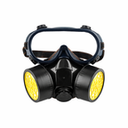 Dual Cartridge Respirator Mask – Industrial Dust & Chemical Protection Mask (Reusable)