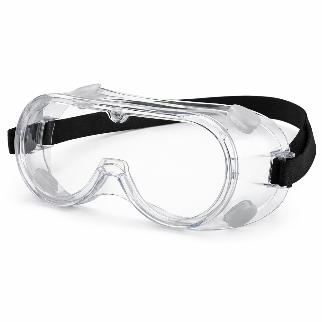 Industrial Safety Goggles – Anti-Fog Chemical & Dust Protection Eye Wear (Sealed)