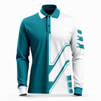 Custom Cricket Long Sleeve Golf Shirt