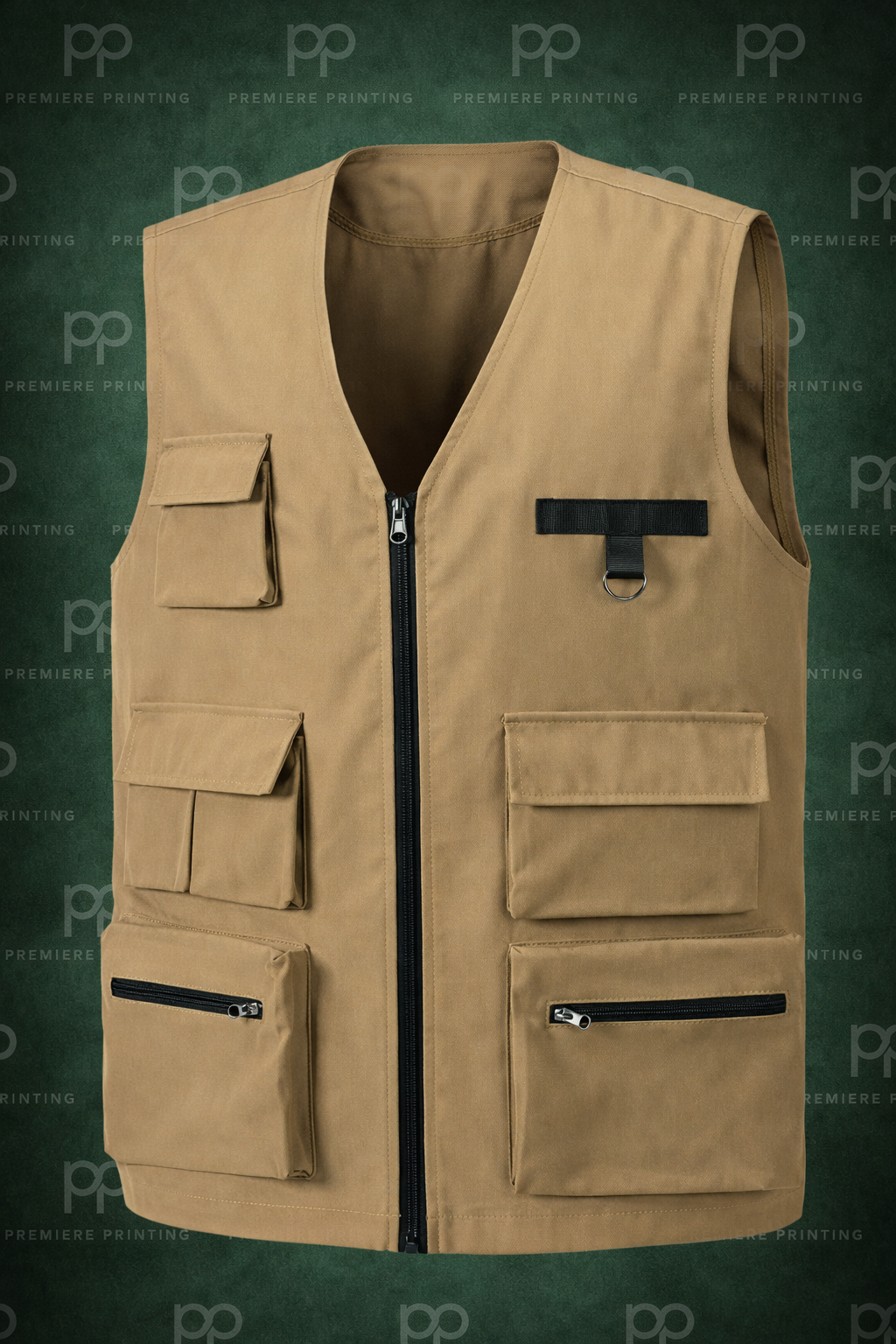 Custom Utility Vest, Branded & Printed